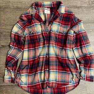 American Eagle Slim Fit Plaid Flannel EUC